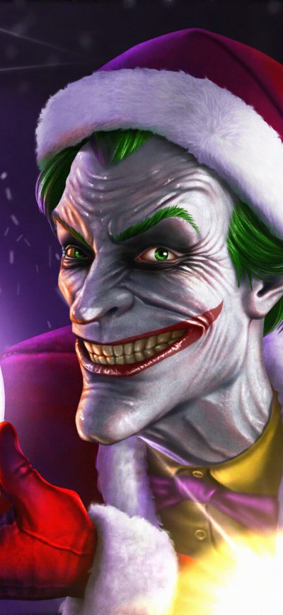 Fond d'écran iPhone Joker Gotham Holiday