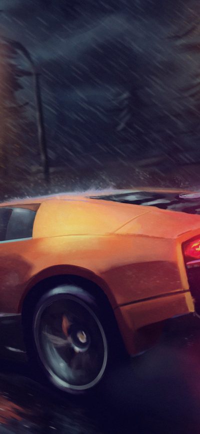Fond d'écran iPhone Lamborghini Murcielago SV Digital Art