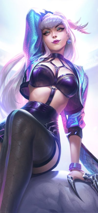 Fond d'écran Evelynn League Of Legends 4k Game 2020 sur iPhone