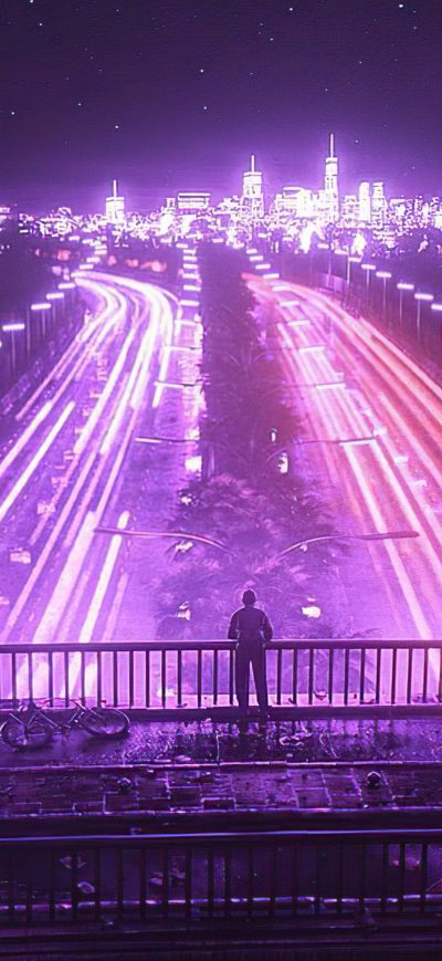 Fond d'écran iPhone One Endless Night 4k