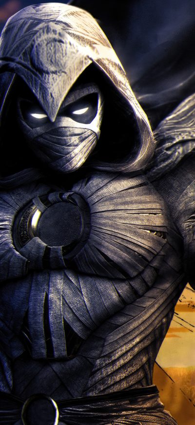 Fond d'écran iPhone Moon Knight 5k Art