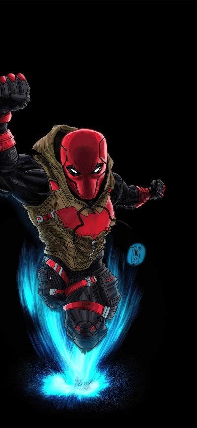 Fond d'écran iPhone Red Hood 8k