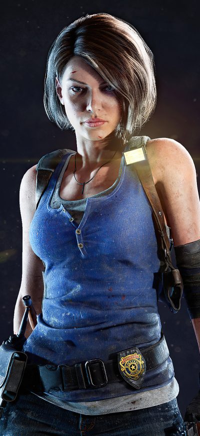 Fond d'écran iPhone Jill Valentine Resident Evil 3 Fanart