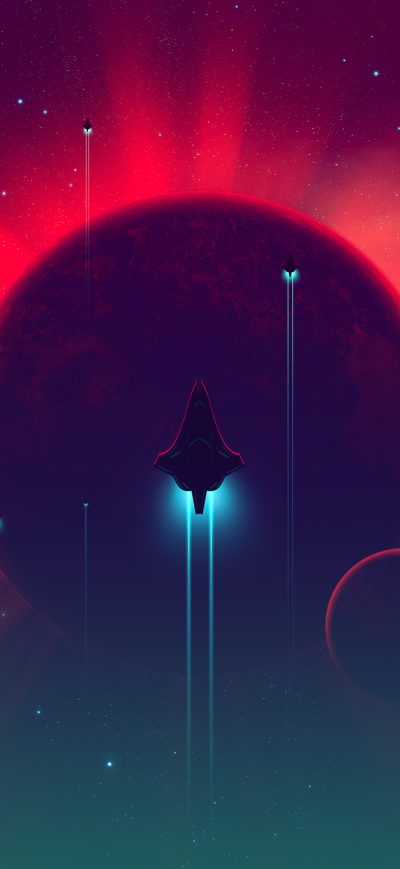 Fond d'écran iPhone Star Planet Space Squardon
