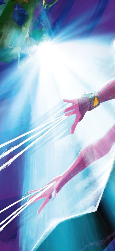 Fond d'écran iPhone Gwen Stacy In Spiderman Across The Spider Verse 2023