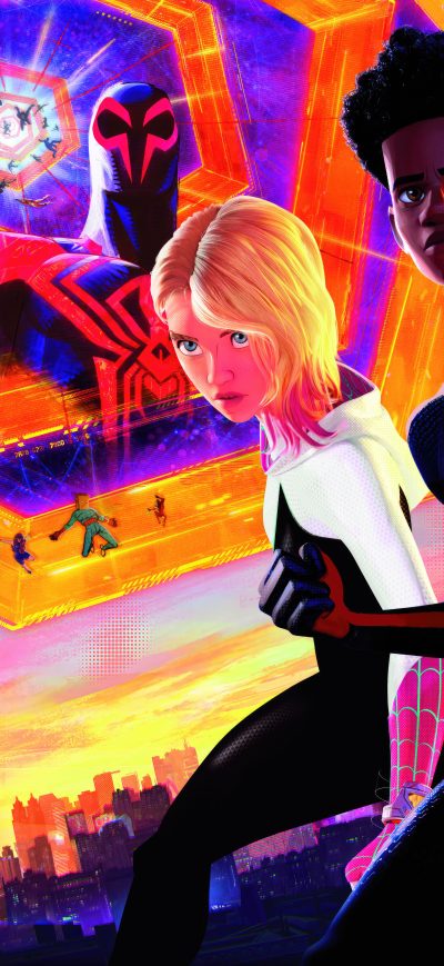 Fond d'écran iPhone Spider Man Across The Spider Verse 8k