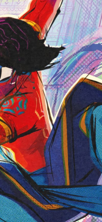 Fond d'écran iPhone Pavitr Prabhakar In Spiderman Across The Spider Verse 2023