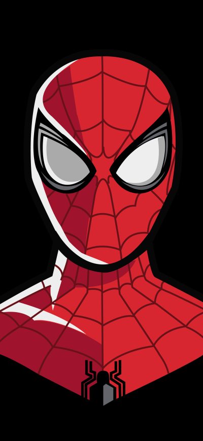 Fond d'écran iPhone Spiderman 4k Minimal