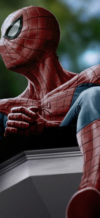 Fond d'écran iPhone Spiderman X J Cole 5k