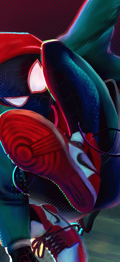 Fond d'écran iPhone Spiderman Miles Artwork 4k