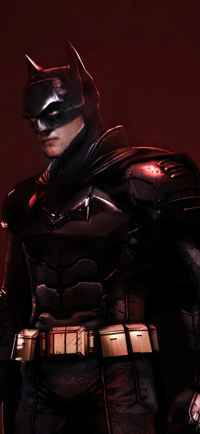 Fond d'écran iPhone The Batman Suit Robert Pattinson 4k