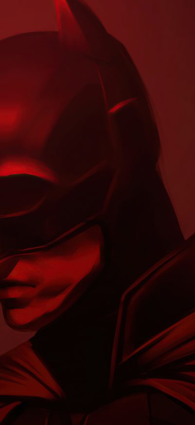 Fond d'écran iPhone The Batman Red 2020