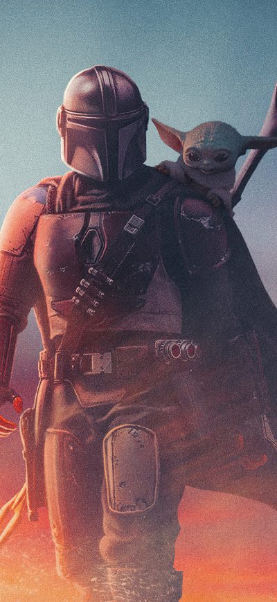 Fond d'écran iPhone 2020 The Mandalorian Yoda Artwork 4k