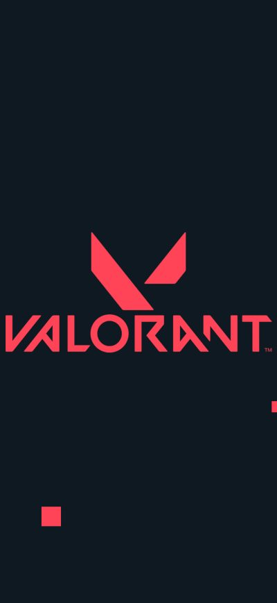 Fond d'écran iPhone Valorant Logo 4k