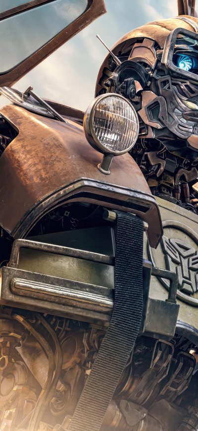 Fond d'écran iPhone Wheeljack Transformers Rise Of The Beasts Poster 5k