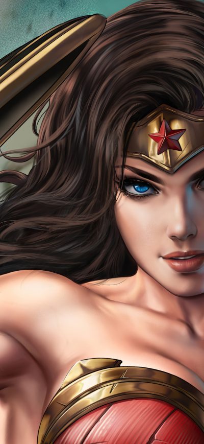 Fond d'écran iPhone Wonder Woman Armor Sword 5k
