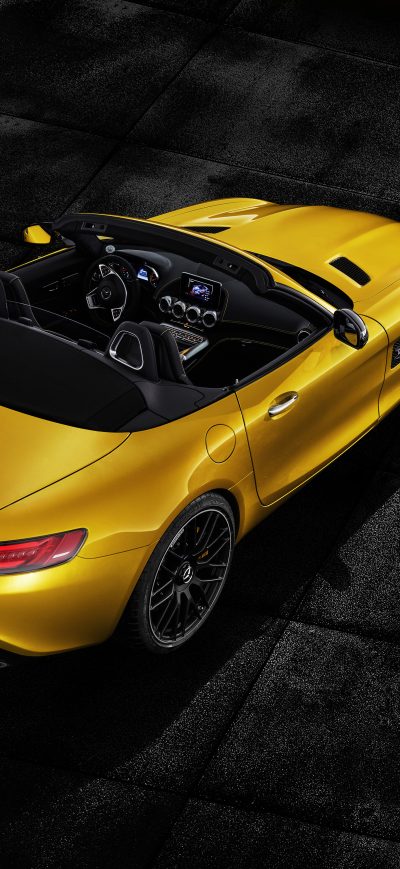 Fond d'écran iPhone Mercedes AMG GT S Roadster 2018 Rear