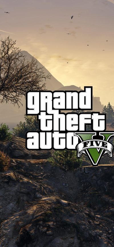 Fond d'écran iPhone Gta 5 Logo 2