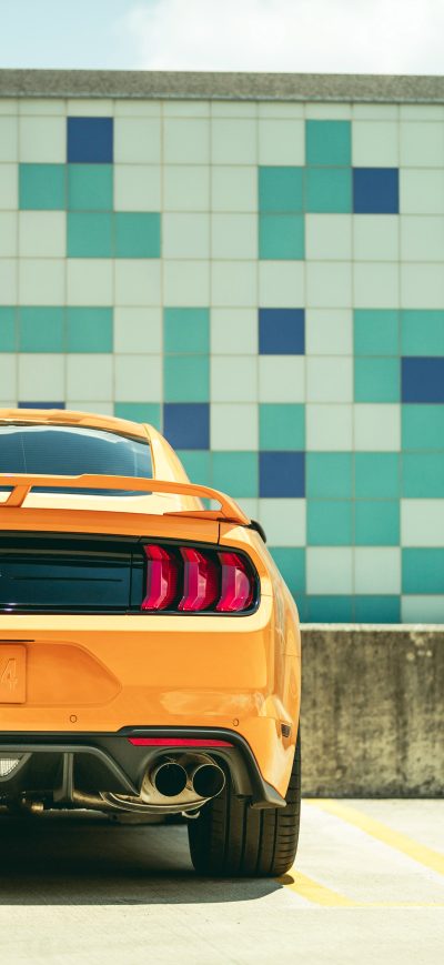 Fond d'écran iPhone 2018 Ford Mustang GT Fastback Rear