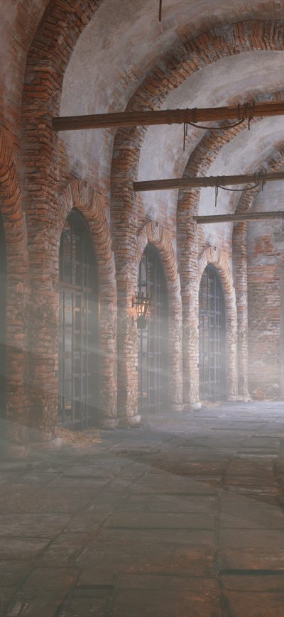 Fond d'écran iPhone Inside Castle Assassins Creed Origins 5k