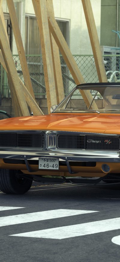 Fond d'écran iPhone Dodge Charger 1969 RT In Tokyo