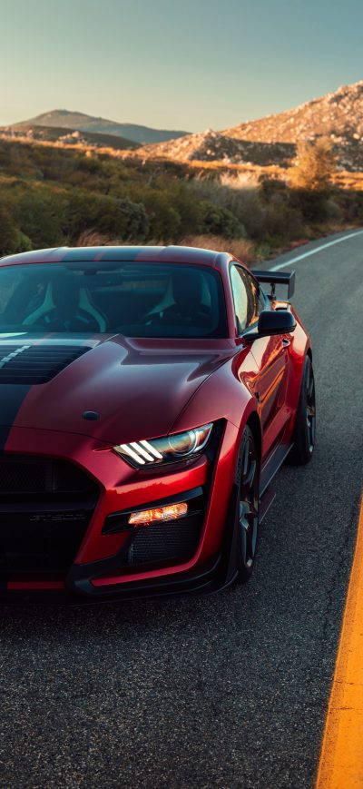 Fond d'écran iPhone 2020 Ford Mustang Shelby GT500 4k