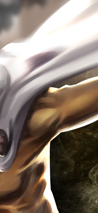 Fond d'écran iPhone One Punch Man 5k Art