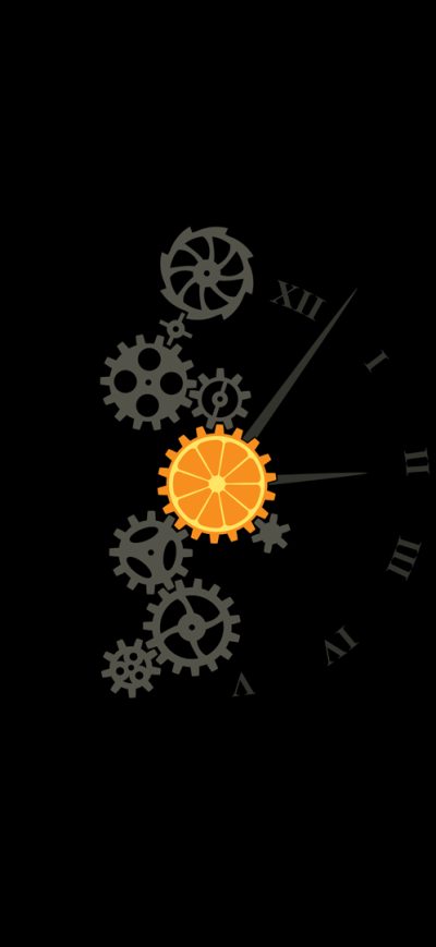 Fond d'écran iPhone Clock Minimalism