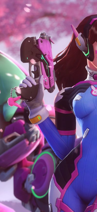 Fond d'écran iPhone Dva Overwatch 4k