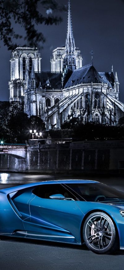 Fond d'écran iPhone Ford GT 4k