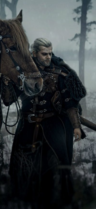 Fond d'écran iPhone The Witcher Geralt of Rivia Cosplay