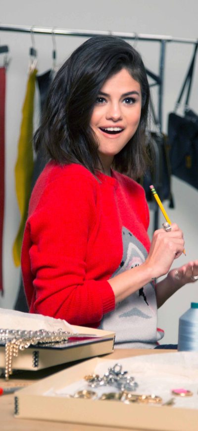 Fond d'écran Selena Gomez La Coleccion Coach 2017 sur iPhone
