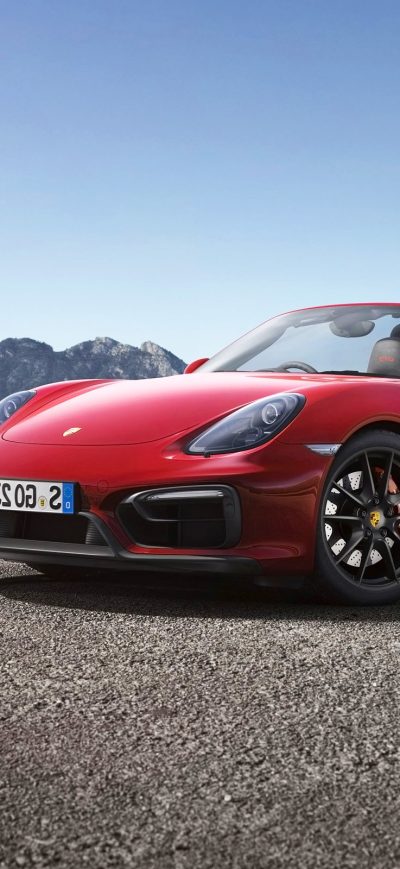 Fond d'écran iPhone Porsche Boxster GTS 2016