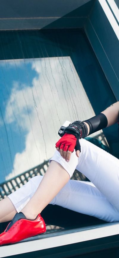 Fond d'écran iPhone Mirrors Edge Cosplay