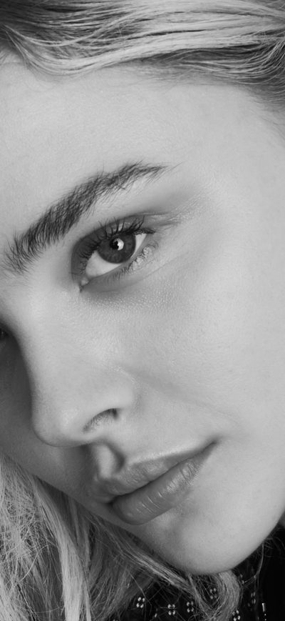 Fond d'écran iPhone Chloe Grace Moretz 5k Black And White