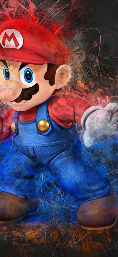 Fond d'écran iPhone Mario Artwork 4k