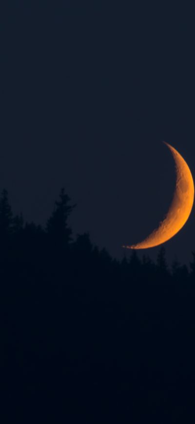 Fond d'écran iPhone Moonset 4k