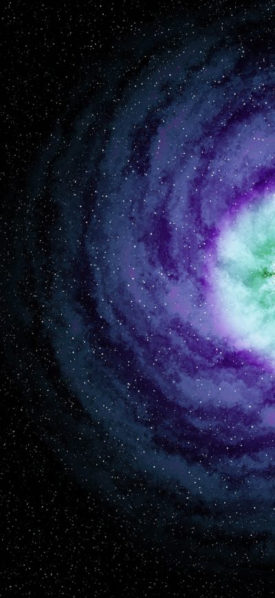Fond d'écran iPhone Spiral Galaxy Abstract 4k