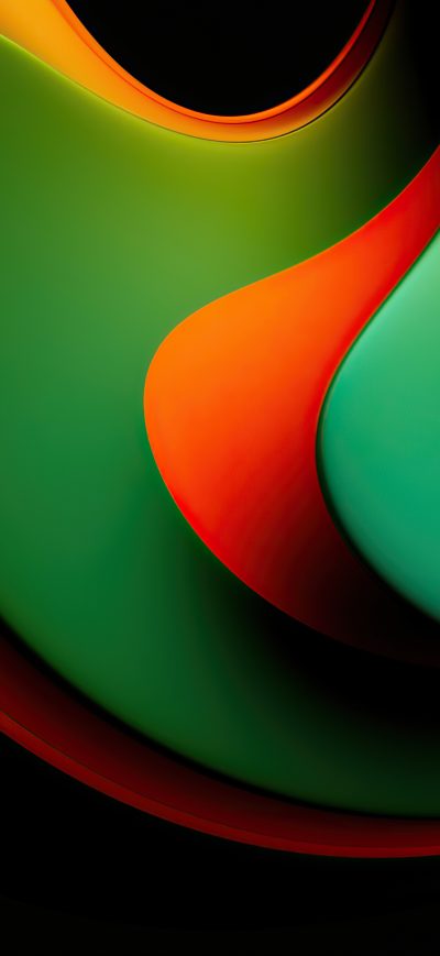 Fond d'écran iPhone Abstract New Shapes 4k