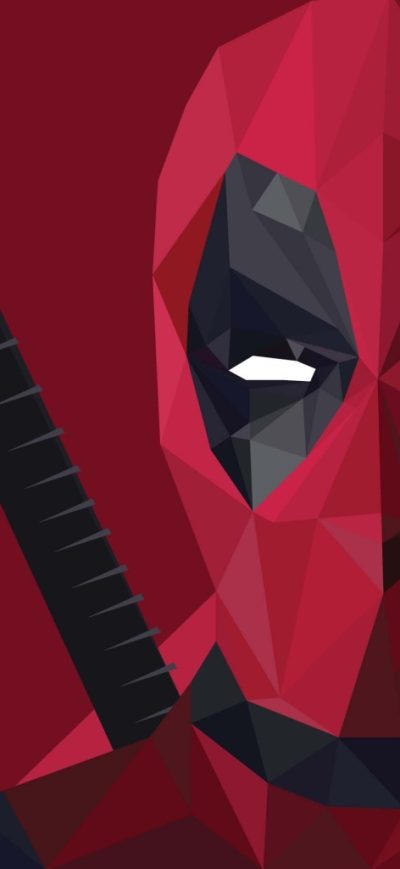 Fond d'écran iPhone Deadpool Abstract Art