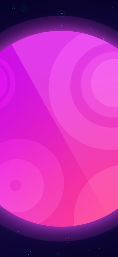 Fond d'écran iPhone Purple Planet Art
