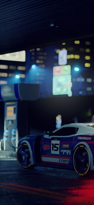 Fond d'écran iPhone Filling Up At Gas Station 4k