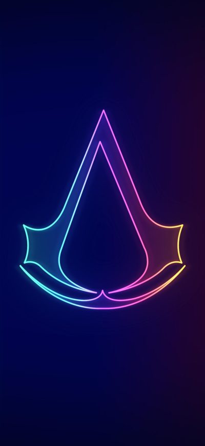 Fond d'écran iPhone Assassins Creed Neo Logo 4k