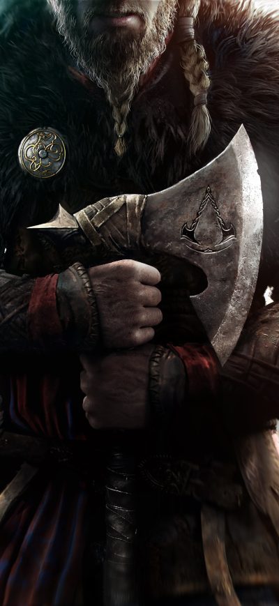 Fond d'écran iPhone Assassins Creed Valhalla 2020 10k