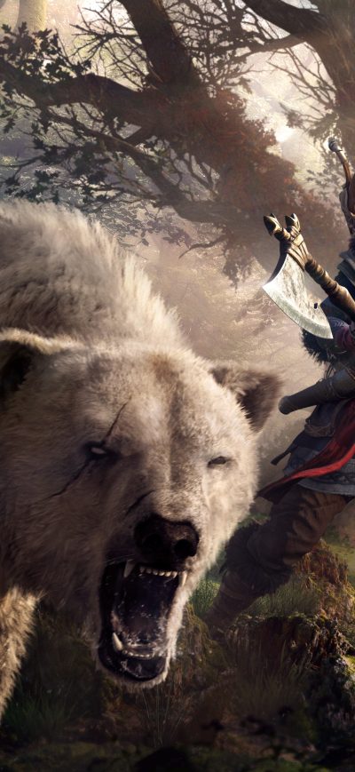 Fond d'écran iPhone Assassins Creed Valhalla 2020 5k