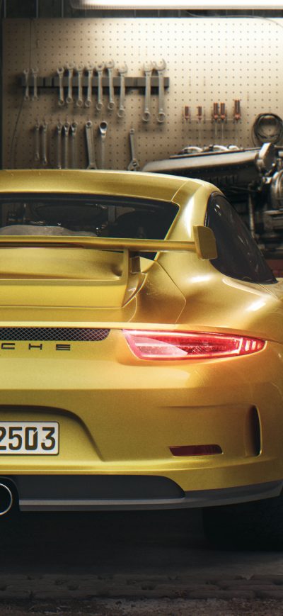 Fond d'écran iPhone Porsche Gt3 Rear 4k