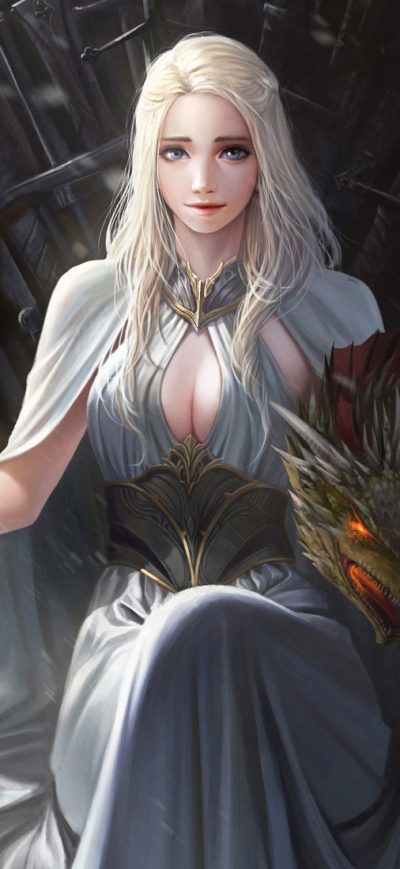 Fond d'écran iPhone Game of Thrones Daenerys Targaryen Artwork