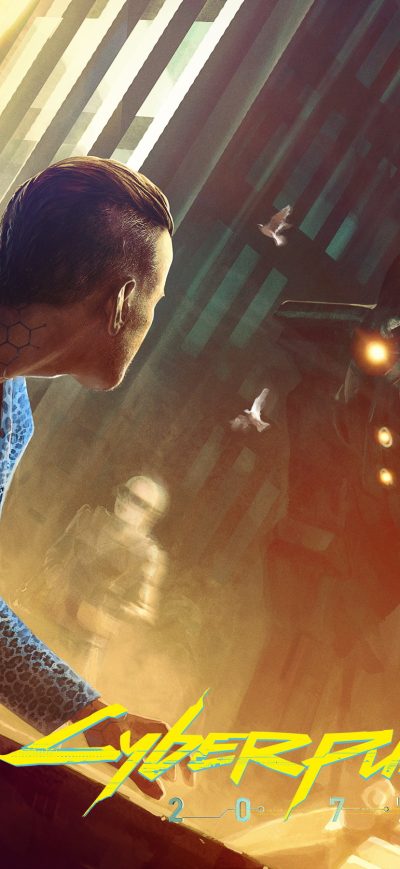 Fond d'écran iPhone Cyberpunk 2077 Game