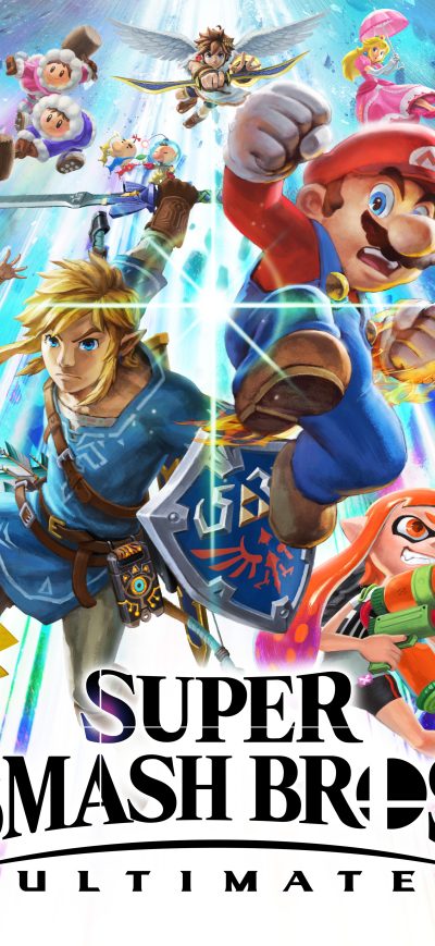 Fond d'écran iPhone Super Smash Bros Ultimate 8k