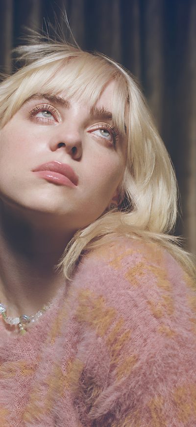 Fond d'écran iPhone Billie Eilish The Guardian Weekend Magazine 2021